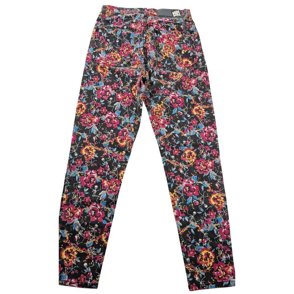 Ziggy denim 28 (26) skeleton thrasher rock & roll RARE grunge jeans high rise